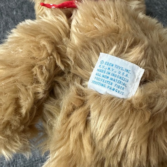 Vintage Eden Osh Kosh Brown Bear 12” Red Bandana - Picture 8 of 10